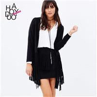 2017 winter new fashion fringe Jacket Women's jacket - Bonny YZOZO Boutique Store