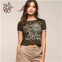 Must-have Vogue Printed Cartoon Summer T-shirt - Bonny YZOZO Boutique Store