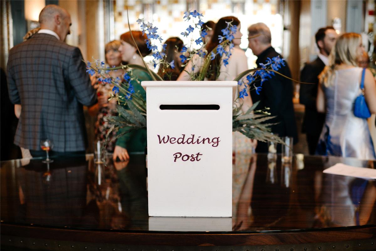 Wedding Set Up, Post box not included in Wedding packages but we can recommend a number of fantastic